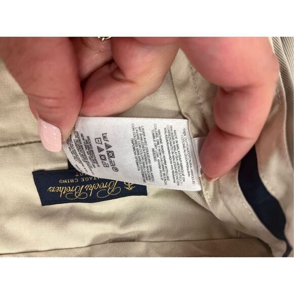 Brooks Brothers Tan Elliot Advantage Chino Pants sz 38X32 - Picture 7 of 7